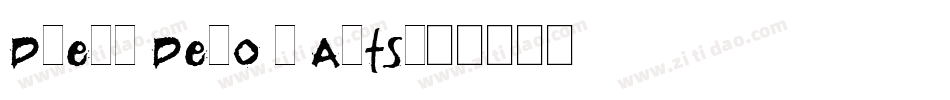 Diehl Deco - Alts字体转换